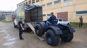 Вездеход ЛитЛ, Погрузка в Газон Next