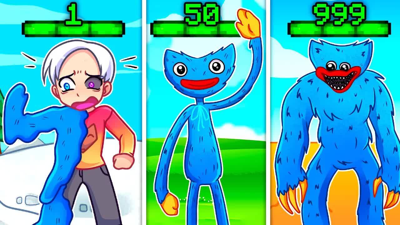 😨 Майнкрафт но Я СТАНОВЛЮСЬ ХАГГИ ВАГГИ с Каждым Уровнем!