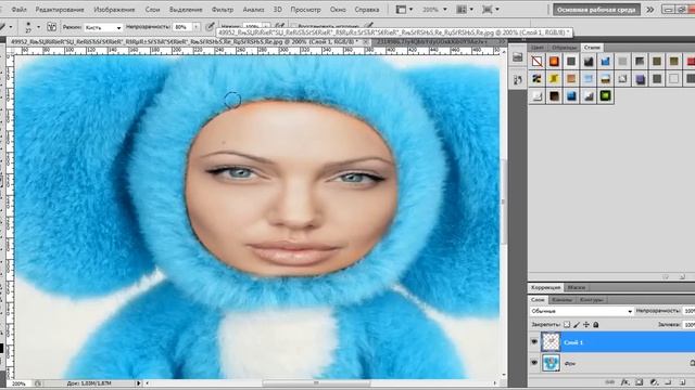 Как вставить одно фото в другое?PHOTOSHOP CS5\Есть ответ!