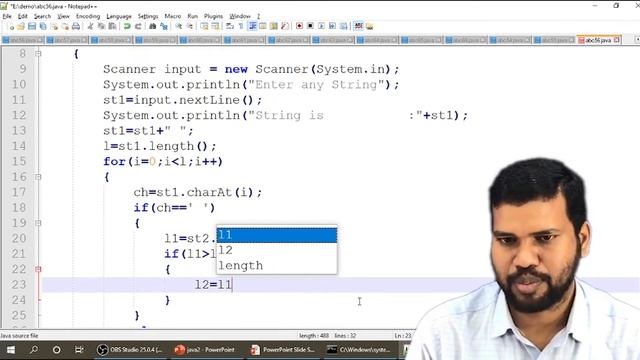 Largest And Smallest Word In A String | find largest and smallest word in a string | #javatutorial6 смотреть онлайн