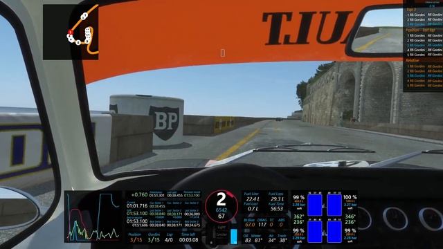 rFactor 2 - preview 2 - Renault 8 Gordini - test drive in Monte Carlo 1966 смотреть онлайн