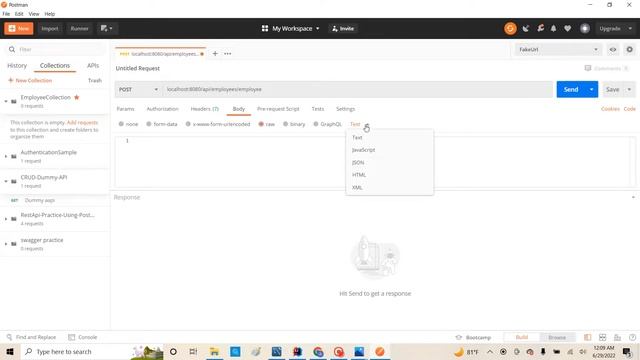Restful Web Service In SpringBoot persisting Entity to MySQL data base Testing using postman смотреть онлайн