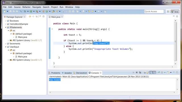 Java Programming Tutorial - 11 - AND and OR смотреть онлайн