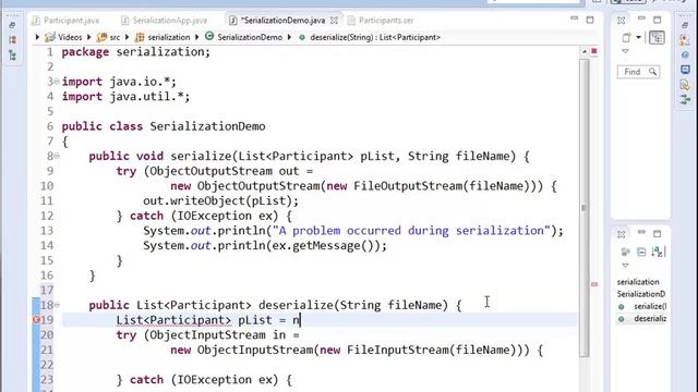 Serialization 3 - How to Deserialize смотреть онлайн