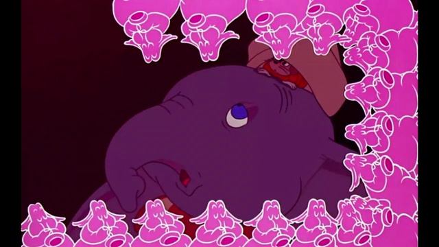 Dumbo(Disney) - Pink Elephants On Parade - 1 Hour!!! смотреть онлайн