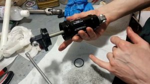 Обслуживание заднего амортизатора x fusion в Велосервис NSK