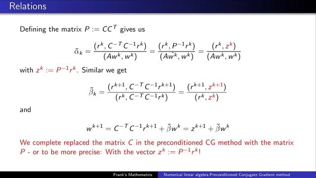 Numerical linear algebra: Preconditioned Conjugate Gradient method смотреть онлайн