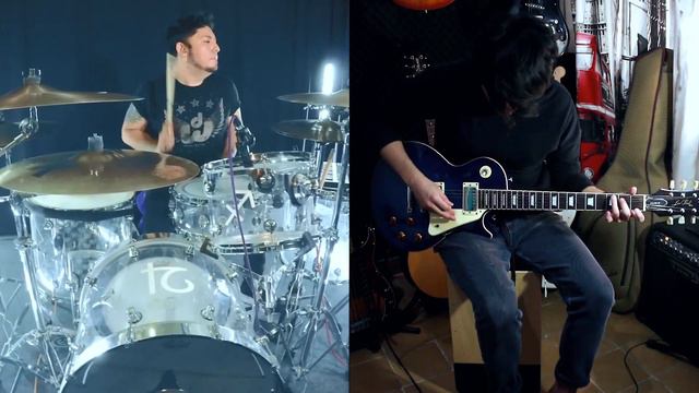 Bad Wolves - Zombie - ft. Karim Samne | (Guitar & Drum Cover) смотреть онлайн