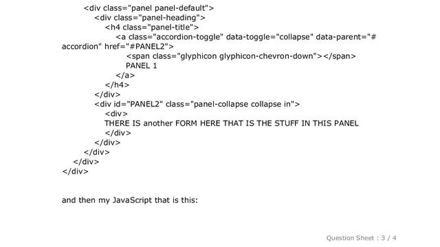 HTML : Accordion control of Bootstrap not working corretly смотреть онлайн