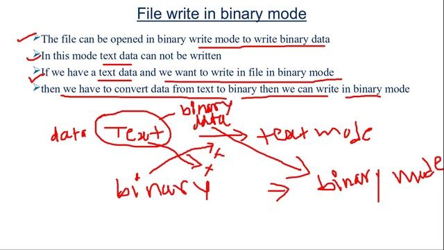 11.9 How to write binary file in python | Binary file handling in python | Writing into binary file смотреть онлайн