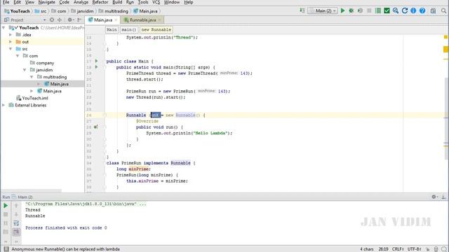 Java Multithreading часть 1. Создаем потоки смотреть онлайн