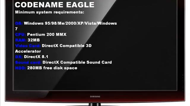 Codename Eagle System Requirements смотреть онлайн