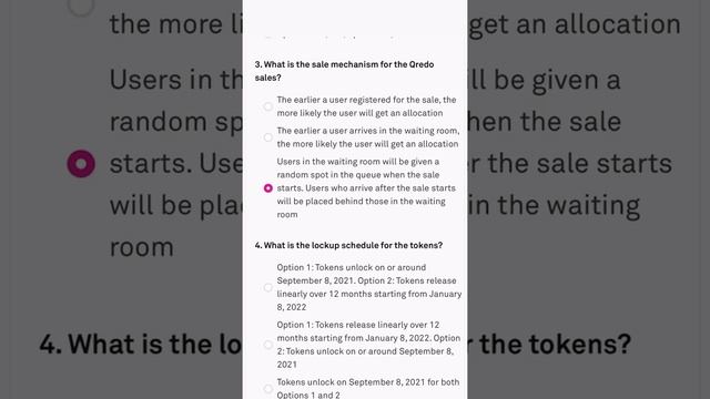 Как пройти QUIZ на COINLIST проект QREDO • инструкция • новый токенсейл Qredo на Coinlist смотреть онлайн