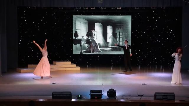 Медленный вальс. Александр Малков и Юлия Золотогорская. Скрипка - Татьяна Княжицкая смотреть онлайн