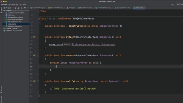 Observer pattern ita - parliamone in php смотреть онлайн