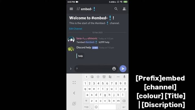 Create embed Discord | without dashboard | Carl bot | Discord | Discord Help смотреть онлайн