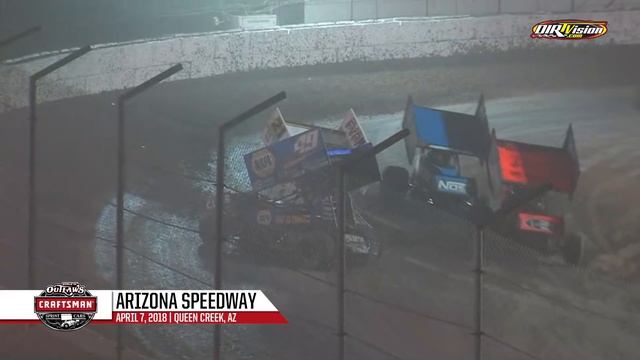 World of Outlaws Craftsman Sprint Cars Arizona Speedway April 7, 2018 | HIGHLIGHTS смотреть онлайн