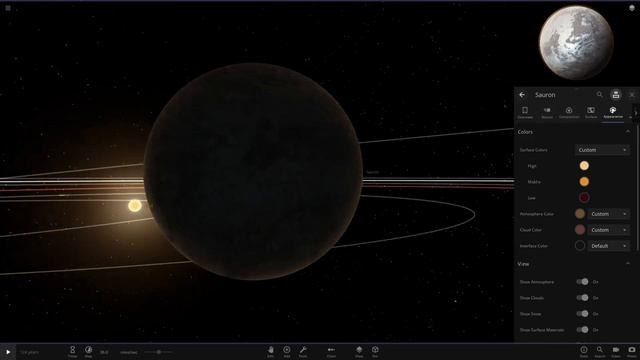 Beautiful Red Dwarf Tidally Locked Planet! Subscribers Solar System #143 Universe Sandbox смотреть онлайн