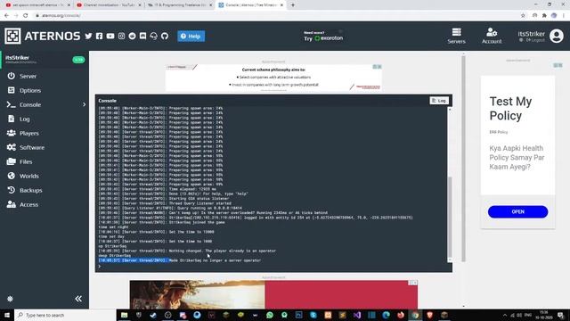 ✔️ Minecraft Set Spawn Aternos Server Java Edition | No Plugin Needed | STRIKER SAQ | 10 OCT. 2020 смотреть онлайн