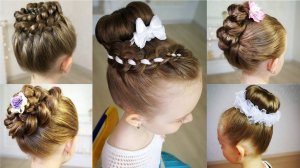 Dance hair. 5 Good-looking hairstyles for girls.