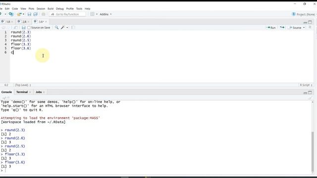 Statistical Methods using R By ChamiViews Part 05 - round(), floor(), ceiling() смотреть онлайн