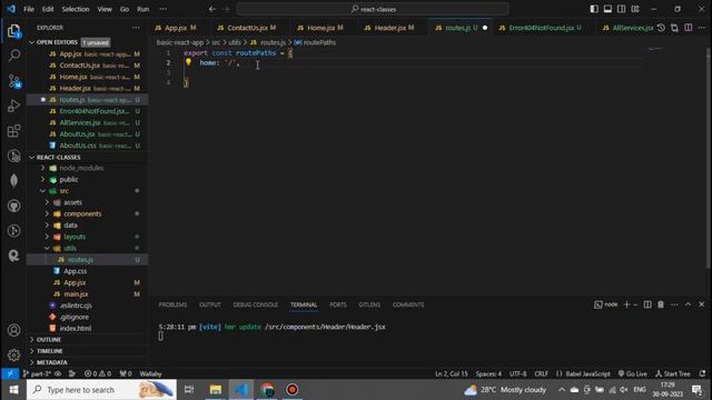 Reactjs - Basic website - part 3. Create Routing, Optimizing routes & Error Page Handling ? смотреть онлайн