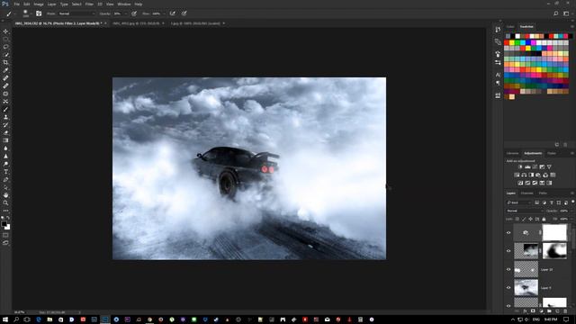 Need for speed style | Photoshop Timelapse смотреть онлайн