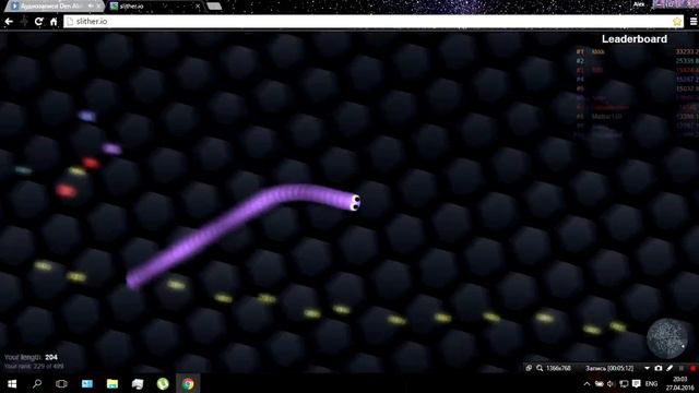 Что будет если в Slither.io дойти до края??:) смотреть онлайн