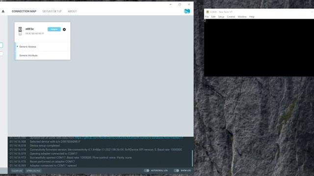 Nordic BLE APP UART смотреть онлайн
