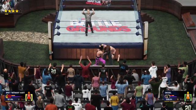 Bret"TheHitMan"Hart VS Big Daddy Cool Diesel смотреть онлайн