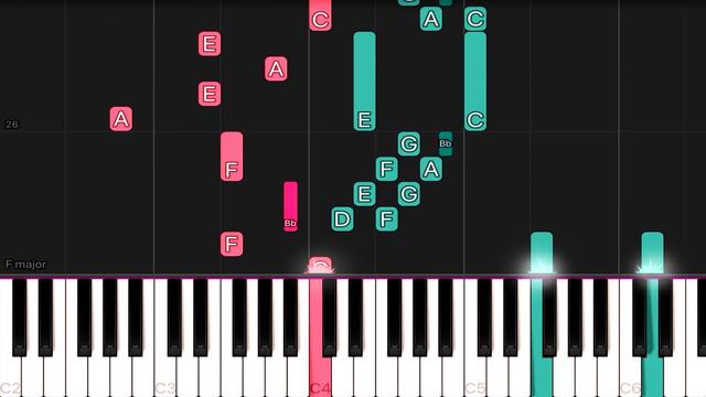 Beauty & The Beast - Disney | MEDIUM Piano Tutorial смотреть онлайн