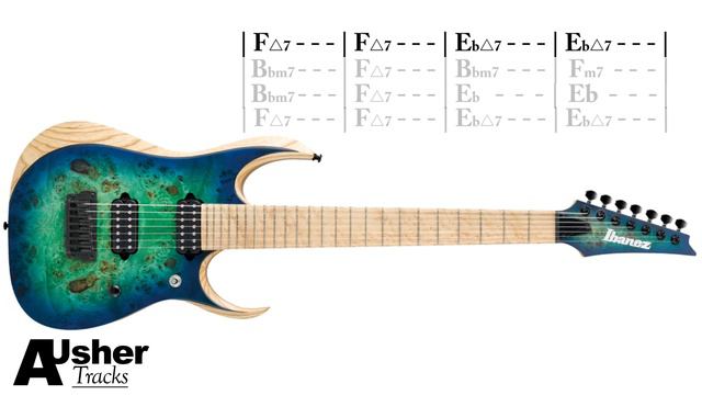 RnB Soul Groove | Guitar Backing Track | Key of F major смотреть онлайн