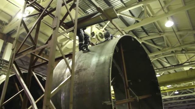 Сварка барабана трактором смотреть онлайн