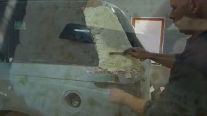 Изготовление макета накладок задних стоек