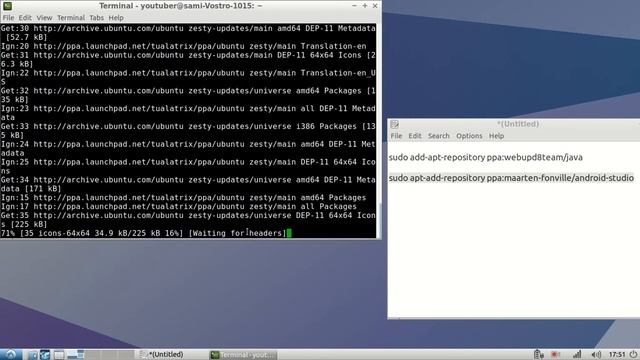 install java and android studio on ubuntu смотреть онлайн