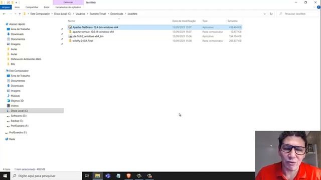 Aula 1 - Instalação do Java, do NetBeans e do server Tomcat смотреть онлайн