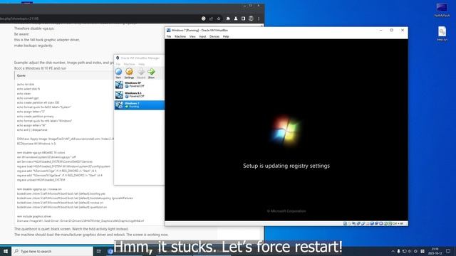 Install Windows 7 (POSReady 7 Standard) on VirtualBox UEFI (non-CSM, UEFI Class 3) смотреть онлайн