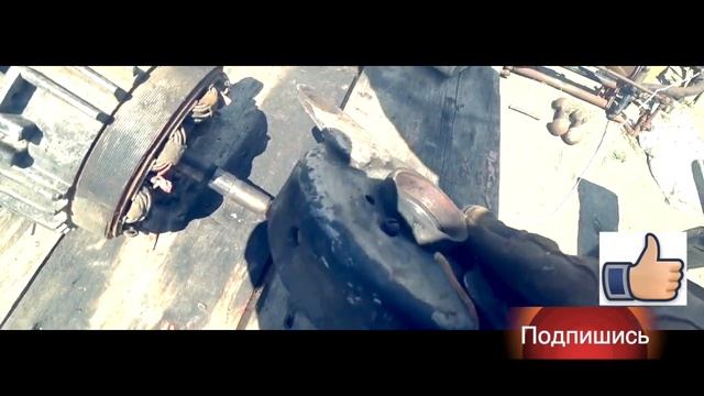 Простой ремонт генератора от трактора своими руками (замена подшипника) смотреть онлайн