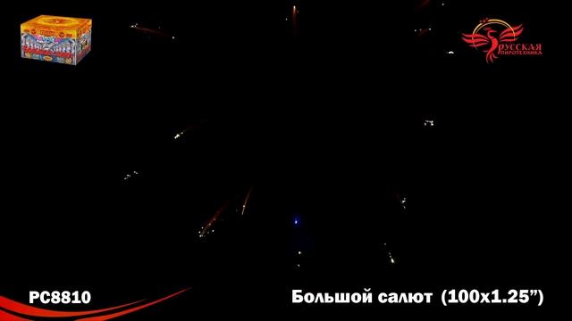 РС8810 Салют "Большой салют" (1,2"х100) МОДУЛЬ 1/1/1 смотреть онлайн