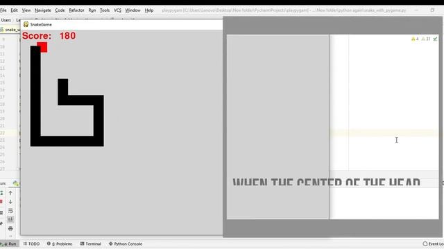SNAKE with PyGame | SNAKE GAME | PyGame | Python смотреть онлайн