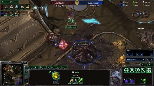 SC2 LotV Protoss [Hard] Build : PvZ Standard, Oracle Push followed by BlinkStalkers/Disruptors смотреть онлайн
