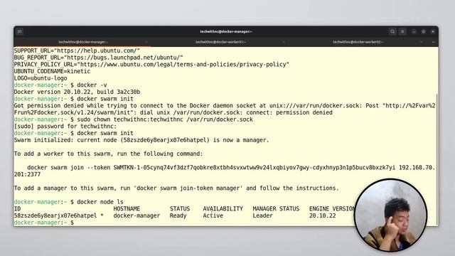 Docker Swarm ( Part 01 ) - initialization. смотреть онлайн