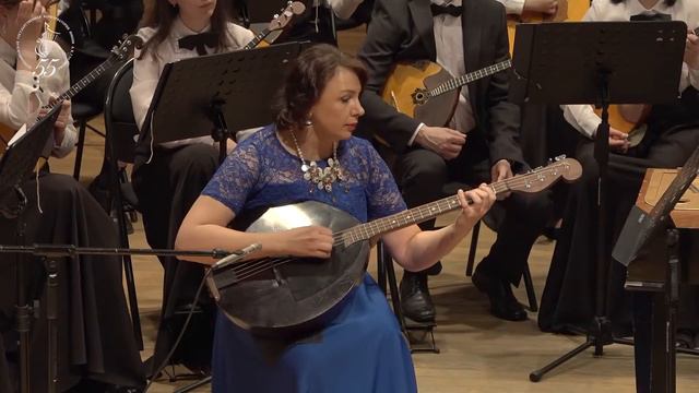 Elena Asvoynova-Travina - Lakes. Russian folk instruments orchestra, Petrozavodsk Conservatory. смотреть онлайн