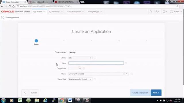 Oracle Apex Application Page смотреть онлайн
