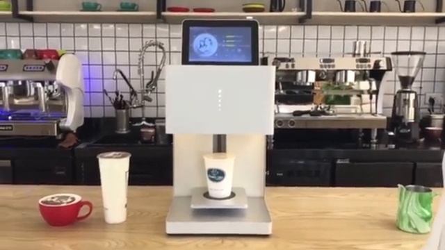 How to use a EVEBOT Coffee printer, Food printer смотреть онлайн