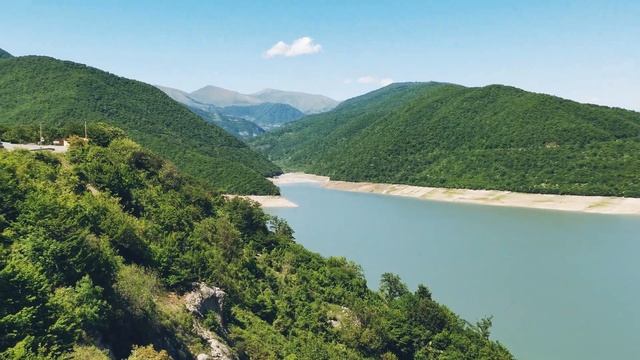 Грузия, жинвальское водохранилище 2020 смотреть онлайн