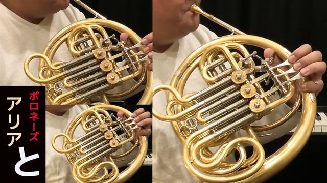 【ホルンパート1st＆2nd＆3rd】ポロネーズとアリア（全日本吹奏楽コンクール2023年 課題曲Ⅱ） смотреть онлайн