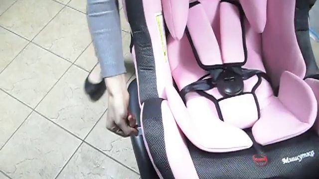 Устновка Автокресла LB 718 от 0 до 9 кг смотреть онлайн