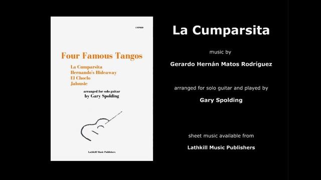 La Cumparsita tango by Gerardo Hernán Matos Rodríguez played on solo classical guitar смотреть онлайн