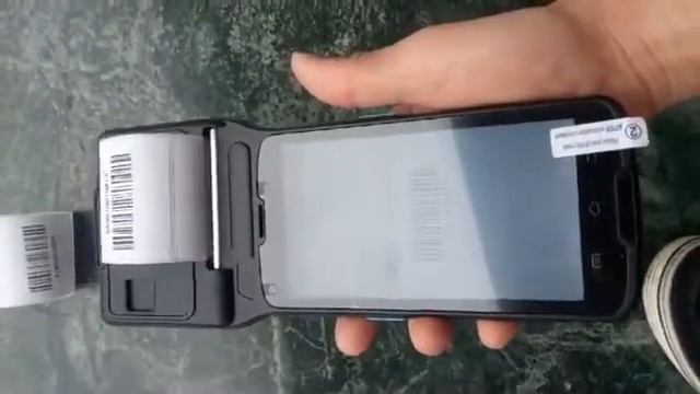 Android Label Printer Terminal barcode printer смотреть онлайн